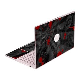 HP NoteBook 14-EP2011WM BLACK SKULLS RED Laptop Skin