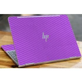 HP Spectre X360 13-AC023DX PURPLE CARBON FIBER Laptop Skin