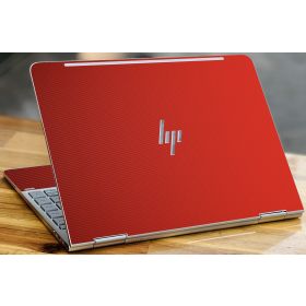 HP Spectre X360 13-AC023DX RED CARBON FIBER Laptop Skin