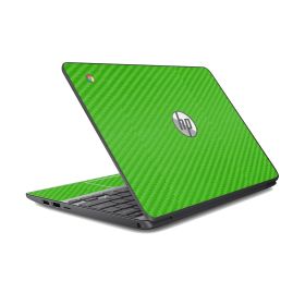 HP Chromebook 11 G3 GREEN CARBON FIBER Laptop Skin