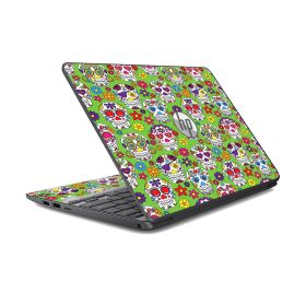 HP Chromebook 14 G3 GREN SUGAR SKULLS Laptop Skin