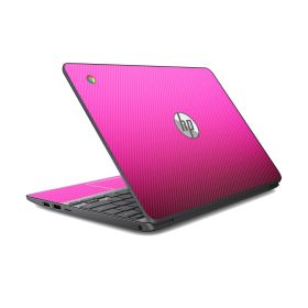 HP Chromebook 11 G2 PINK CARBON FIBER Laptop Skin