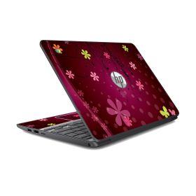 HP Chromebook 11 G3 RETRO PINK FLOWERS Laptop Skin