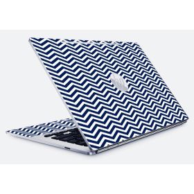 HP Chromebook 13 G1 BLUE WAVY CHEVRON Laptop Skin