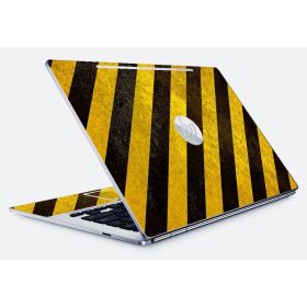 HP Chromebook 13 G1 CAUTION STRIPES Laptop Skin