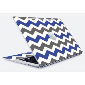 HP Chromebook 13 G1 GREY BLUE CHEVRON Laptop Skin