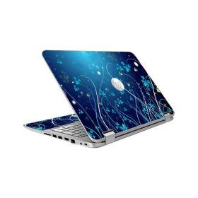Envy 15 U011DX BLUE FLOWERS Laptop Skin