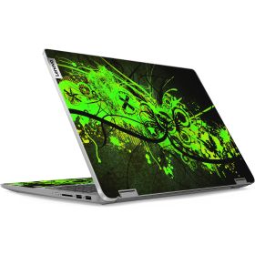 IdeaPad Flex 5 16ABR8 GRAFFITI GREEN Laptop Skin