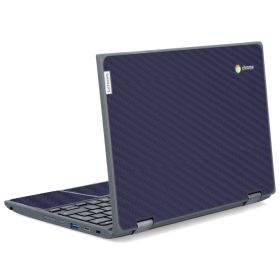 IBM/Lenovo Chromebook 500e G2 BLUE CARBON FIBER Laptop Skin