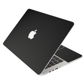 Apple MacBook A1342 BLACK CARBON FIBER Laptop Skin