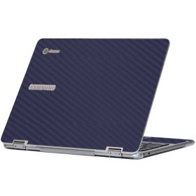 Samsung Chromebook XE521QAB BLUE CARBON FIBER Laptop Skin