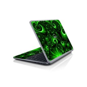 Dell XPS 12 2 IN 1 GREEN SWIRLS Laptop Skin