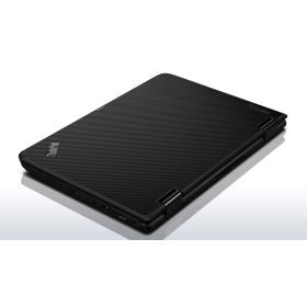 IBM/Lenovo 11e Chromebook BLACK CARBON FIBER Laptop Skin