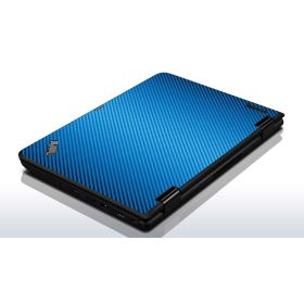 IBM/Lenovo 11e Chromebook BLUE CARBON FIBER Laptop Skin