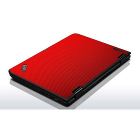 IBM/Lenovo 11e Chromebook RED CARBON FIBER Laptop Skin